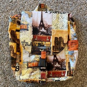 ETSY Handmade Travel Theme Backpack NEW
